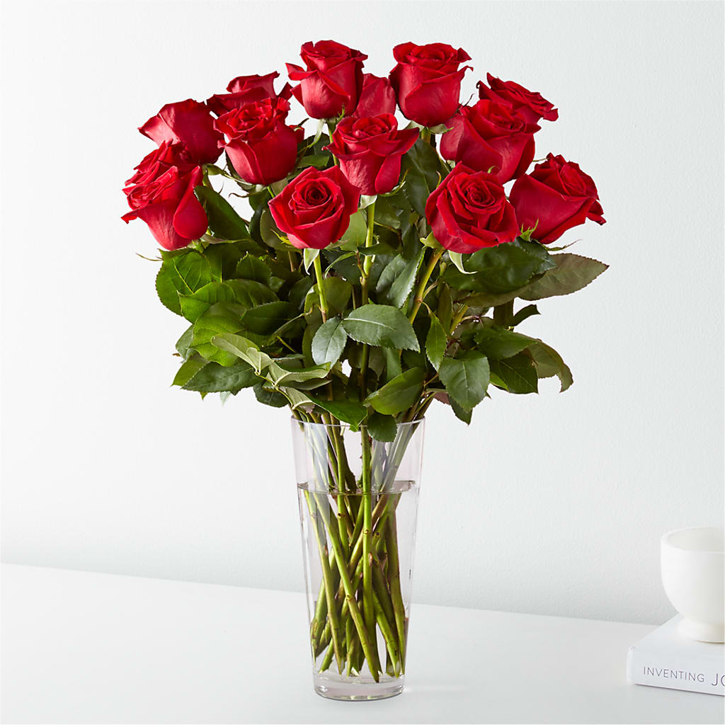 Long Stem Red Rose Bouquet – BLOOM FLOWERS & EVENT RENTALS, Corona CA