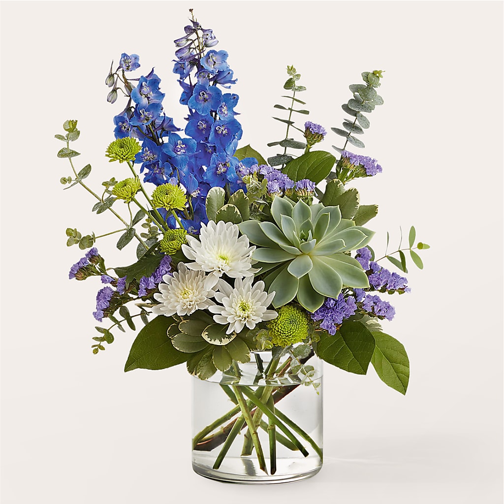 Cerulean Waves Bouquet – BLOOM FLOWERS & EVENT RENTALS, Corona CA