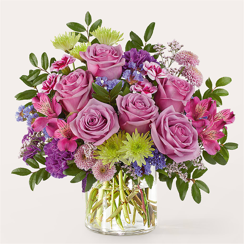 Glass Half Full Bouquet – BLOOM FLOWERS & EVENT RENTALS, Corona CA