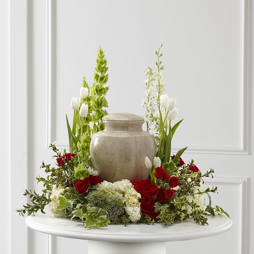 Tears of Comfort Arrangement – BLOOM FLOWERS & EVENT RENTALS, Corona CA