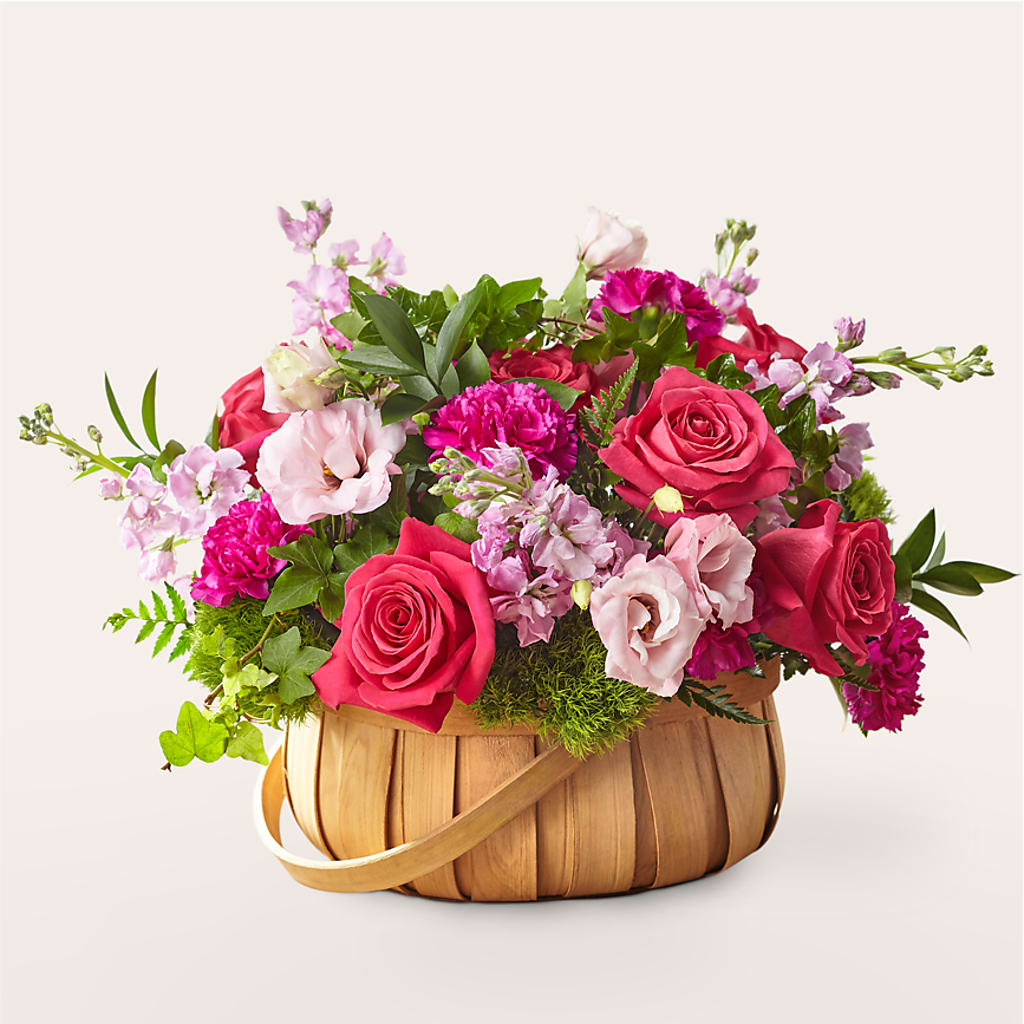 Radiance in Bloom Basket – BLOOM FLOWERS & EVENT RENTALS, Corona CA