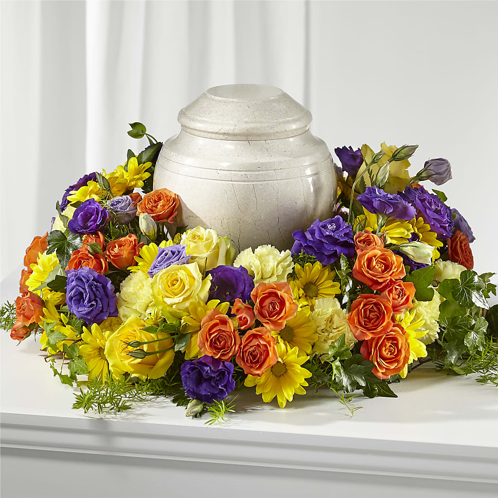 Blossoms of Remembrance Cremation Adornment – BLOOM FLOWERS & EVENT RENTALS, Corona CA