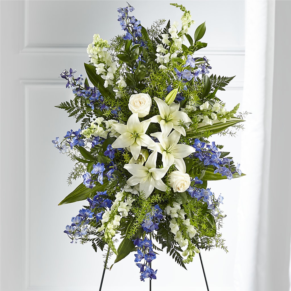 Faithful Friend Standing Spray – BLOOM FLOWERS & EVENT RENTALS, Corona CA