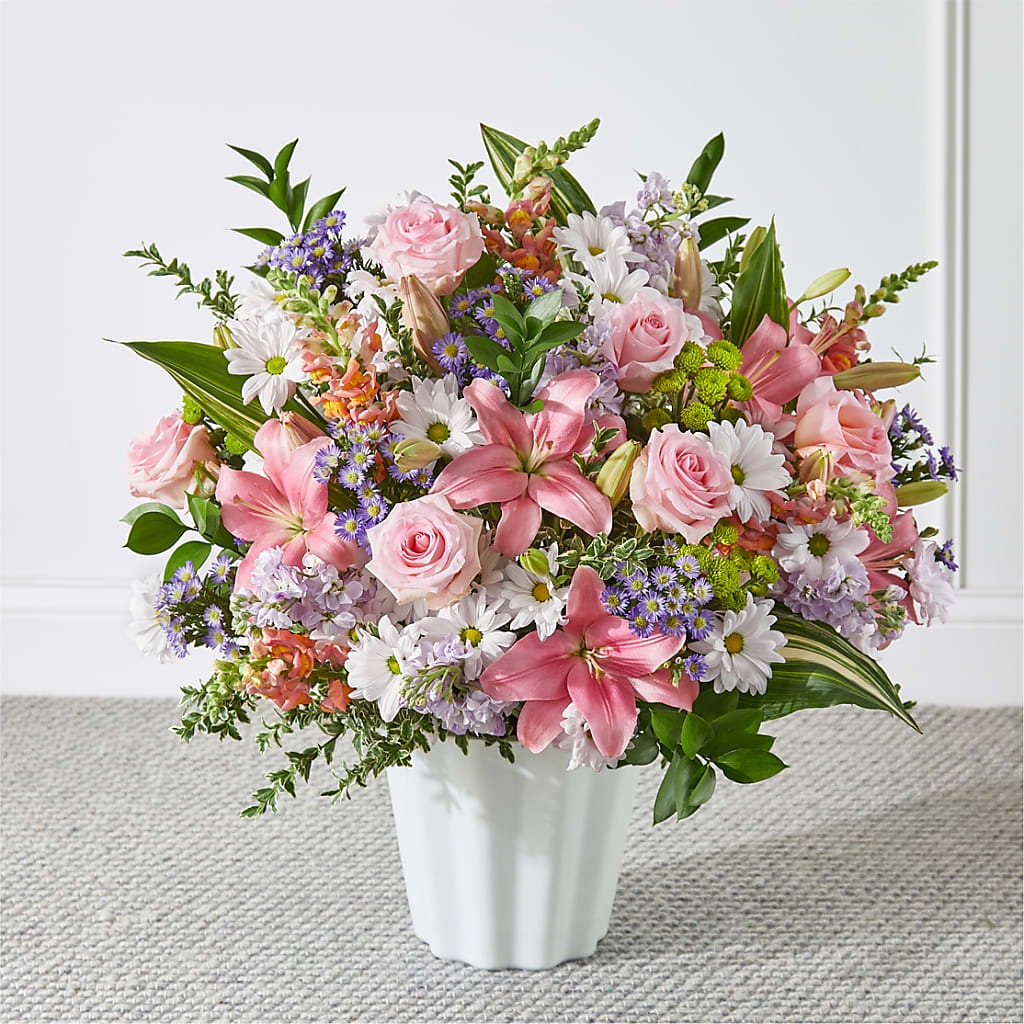Abundant Compassion Floor Basket – BLOOM FLOWERS & EVENT RENTALS, Corona CA