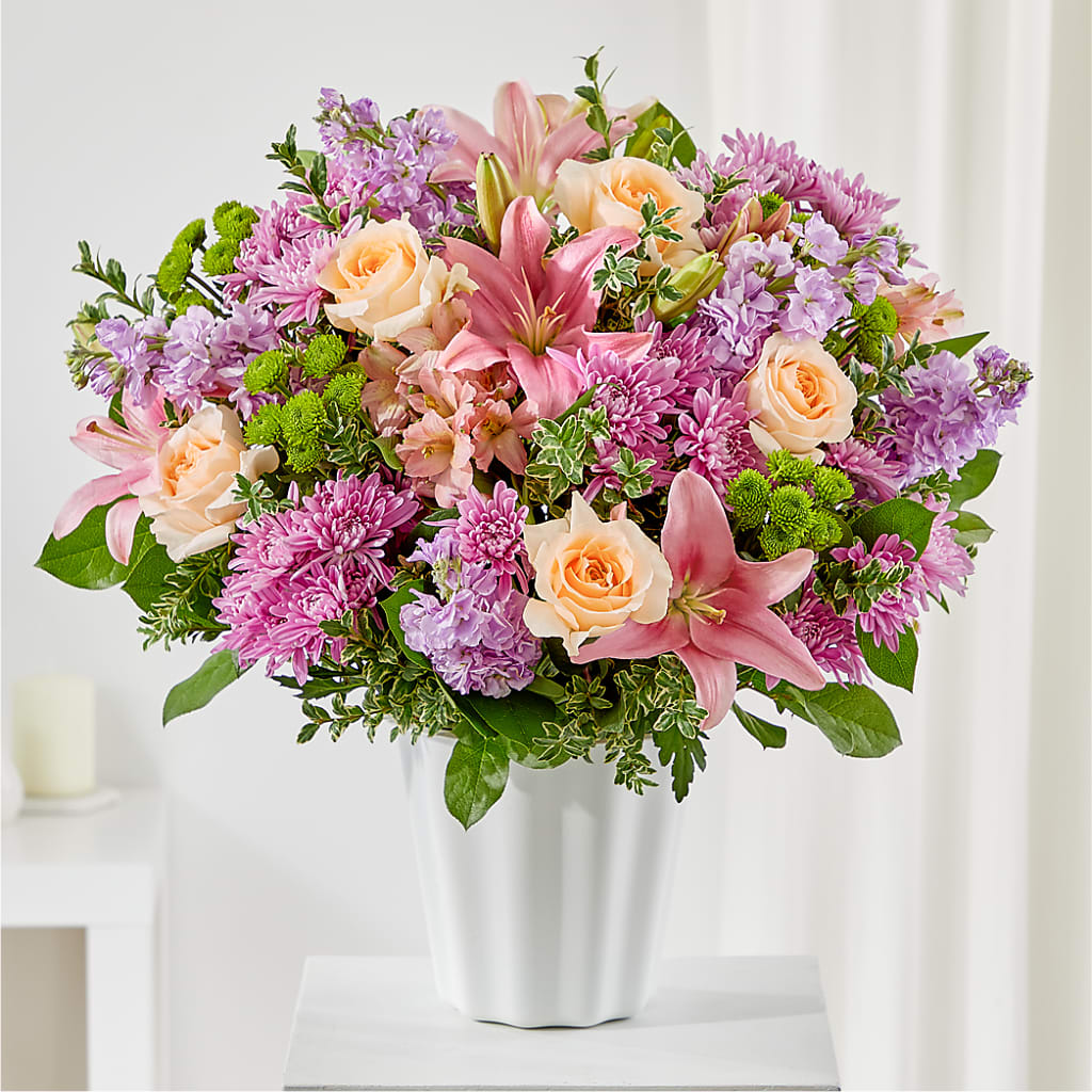 Supportive Embrace Tabletop Basket – BLOOM FLOWERS & EVENT RENTALS, Corona CA