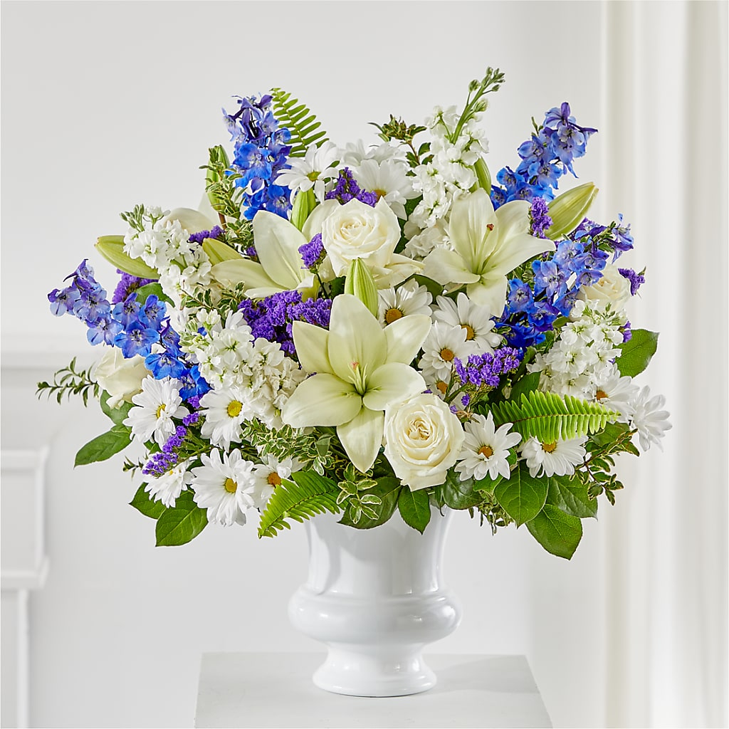 Expressions of Hope Urn Arrangement – BLOOM FLOWERS & EVENT RENTALS, Corona CA