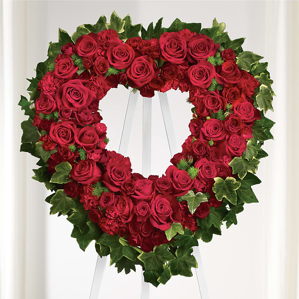 Wholehearted Standing Spray – BLOOM FLOWERS & EVENT RENTALS, Corona CA