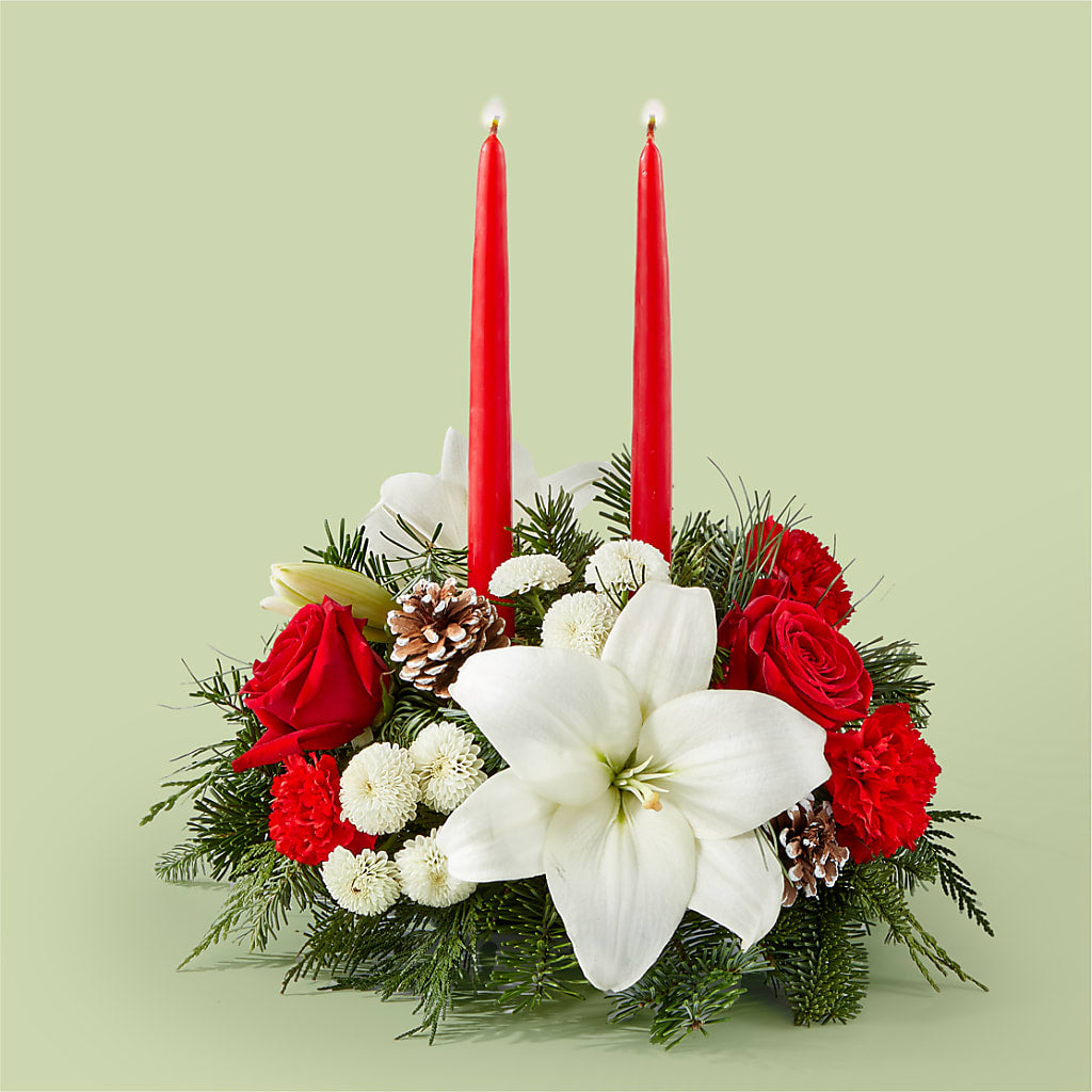 Seasonal Festivities Centerpiece – BLOOM FLOWERS & EVENT RENTALS, Corona CA