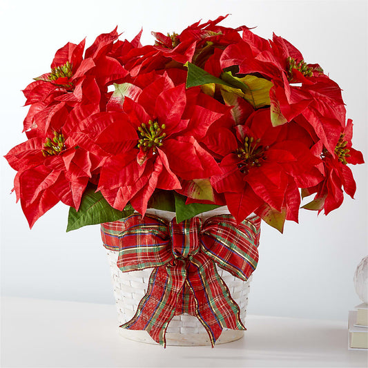 Happiest Holidays Poinsettia – BLOOM FLOWERS & EVENT RENTALS, Corona CA