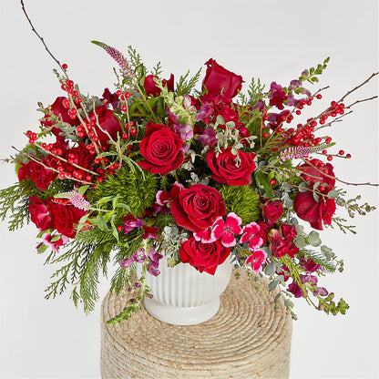 Big Red Bow Bouquet – BLOOM FLOWERS & EVENT RENTALS, Corona CA