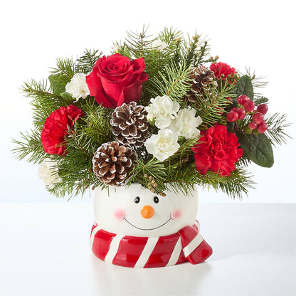 Jolly Snowman Bouquet – BLOOM FLOWERS & EVENT RENTALS, Corona CA