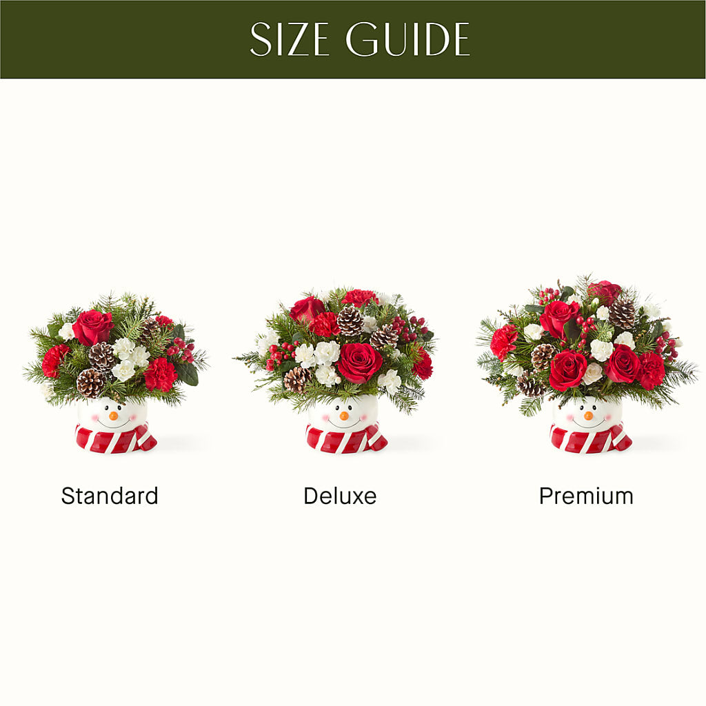 Jolly Snowman Bouquet – BLOOM FLOWERS & EVENT RENTALS, Corona CA
