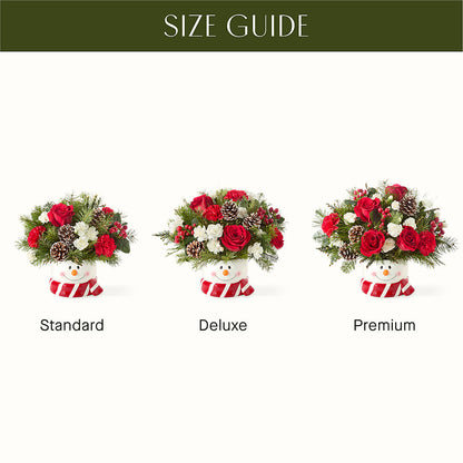 Jolly Snowman Bouquet – BLOOM FLOWERS & EVENT RENTALS, Corona CA