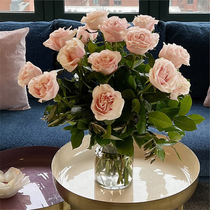 Long Stem Pink Rose Bouquet – BLOOM FLOWERS & EVENT RENTALS, Corona CA