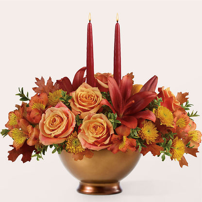 Harvest Table Centerpiece – BLOOM FLOWERS & EVENT RENTALS, Corona CA