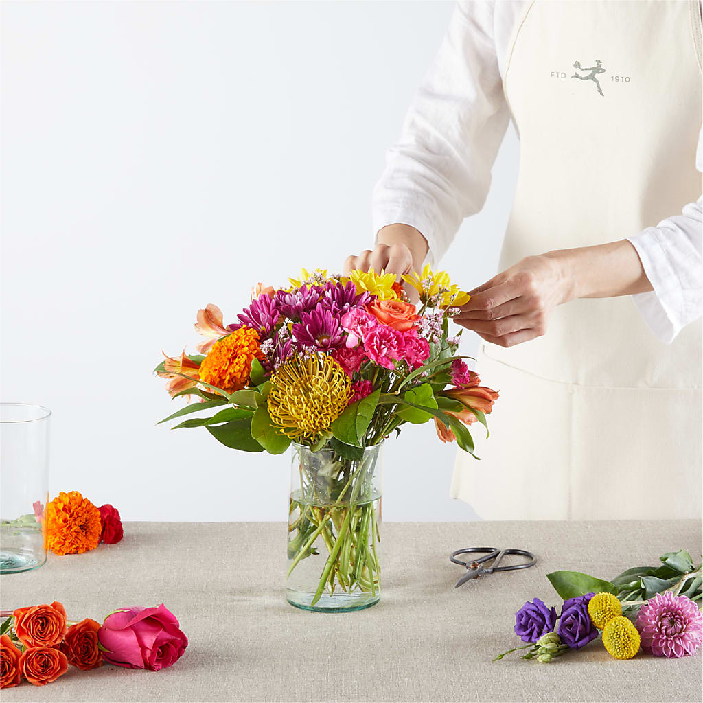 Feast of Color – A Florist Original – BLOOM FLOWERS & EVENT RENTALS, Corona CA