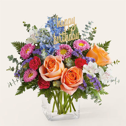 Birthday Bash Bouquet – BLOOM FLOWERS & EVENT RENTALS, Corona CA