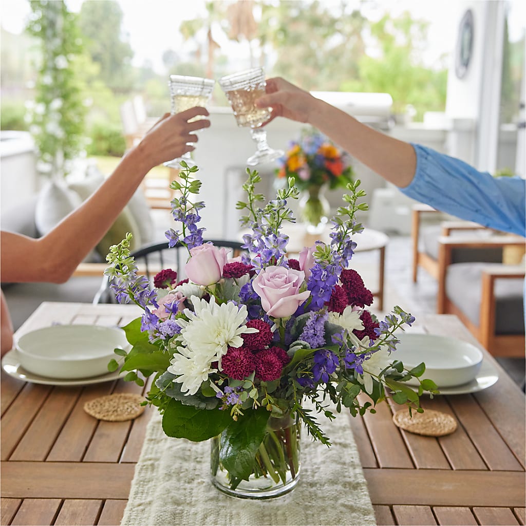 Violet Frost Bouquet – BLOOM FLOWERS & EVENT RENTALS, Corona CA