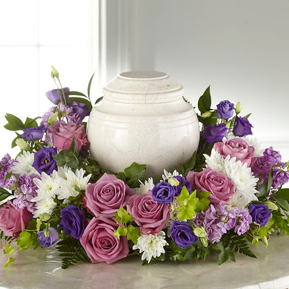 Blooming Sympathy Cremation Adornment – BLOOM FLOWERS & EVENT RENTALS, Corona CA