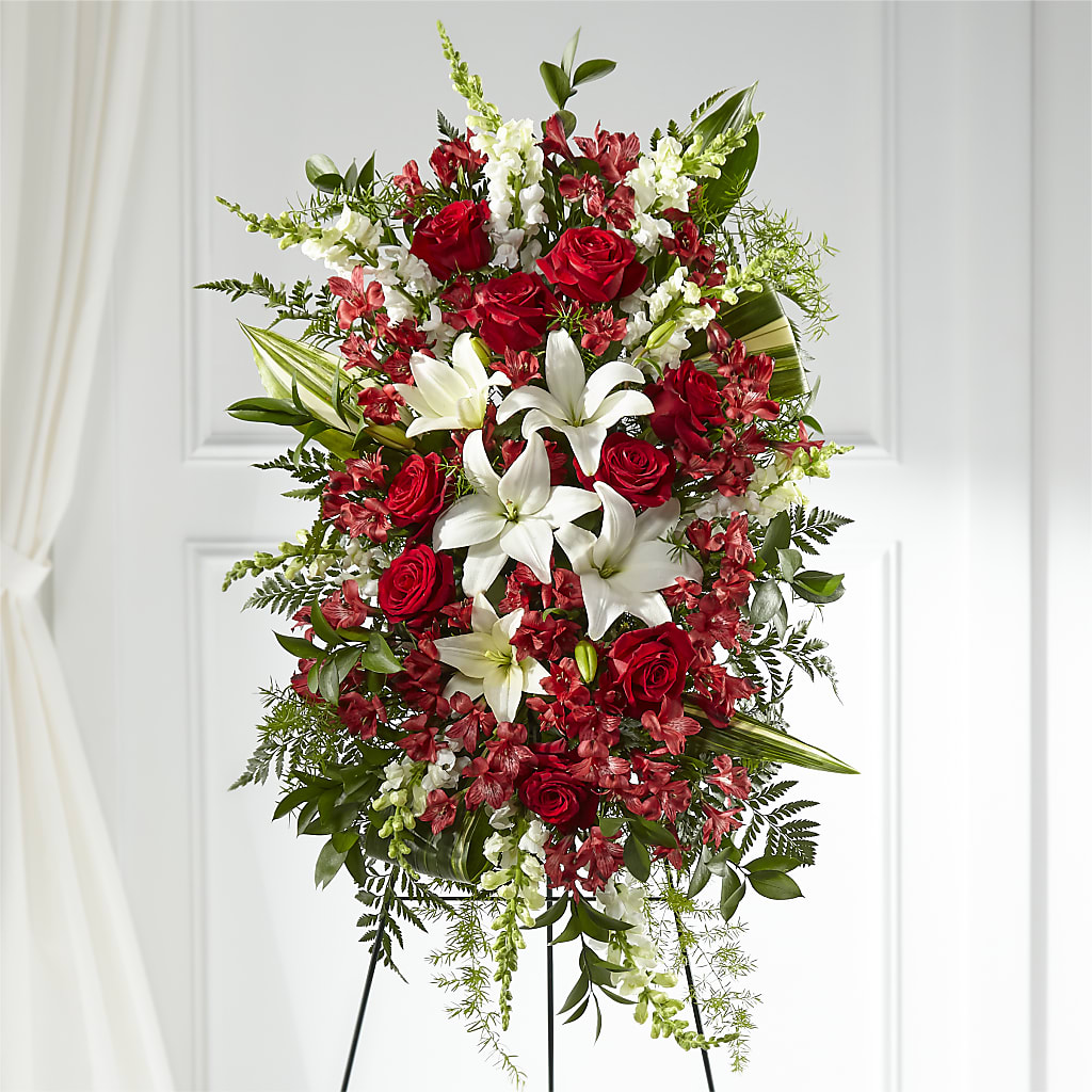 Everlasting Memory Standing Spray – BLOOM FLOWERS & EVENT RENTALS, Corona CA