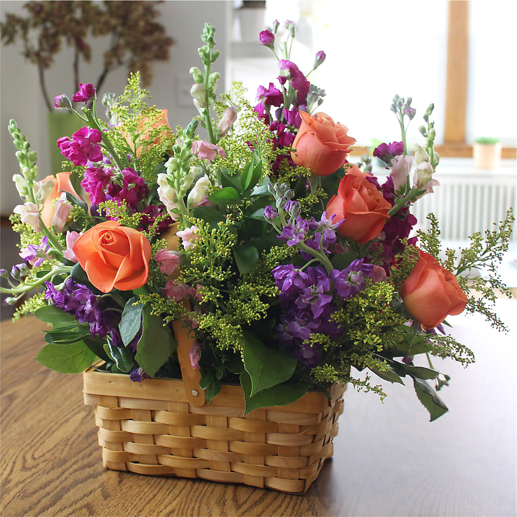 Garden of Life Basket – BLOOM FLOWERS & EVENT RENTALS, Corona CA