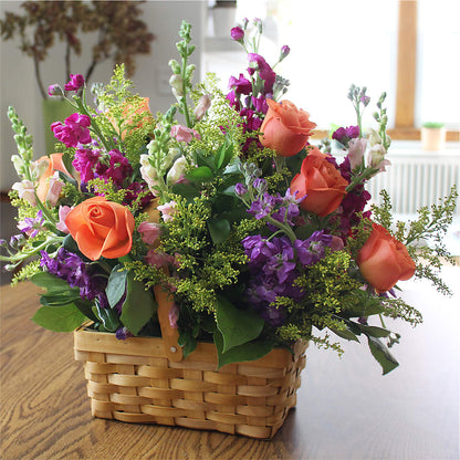 Garden of Life Basket – BLOOM FLOWERS & EVENT RENTALS, Corona CA