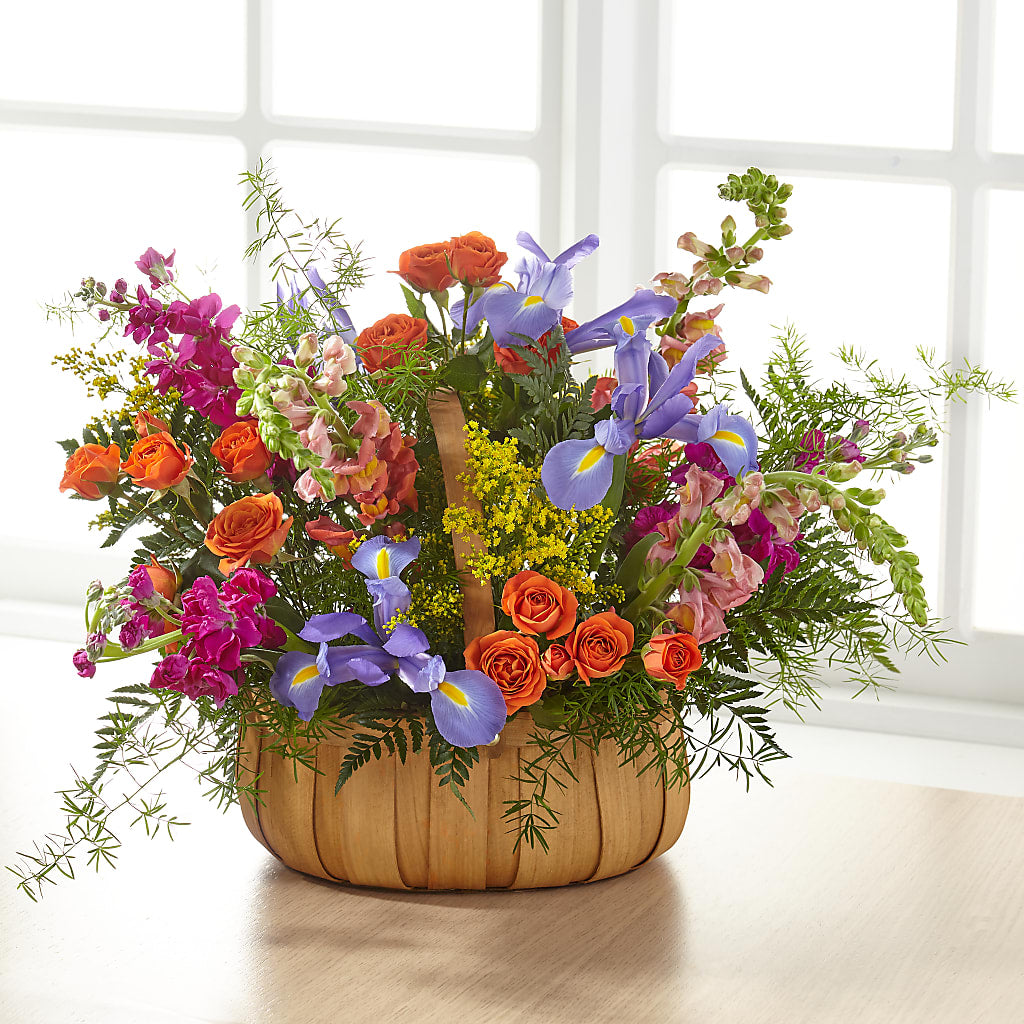Garden of Life Basket – BLOOM FLOWERS & EVENT RENTALS, Corona CA