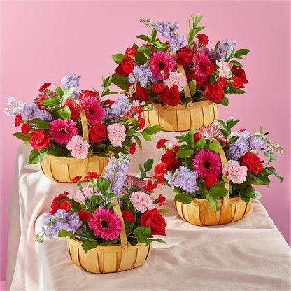 Pink Picnic Basket – BLOOM FLOWERS & EVENT RENTALS, Corona CA