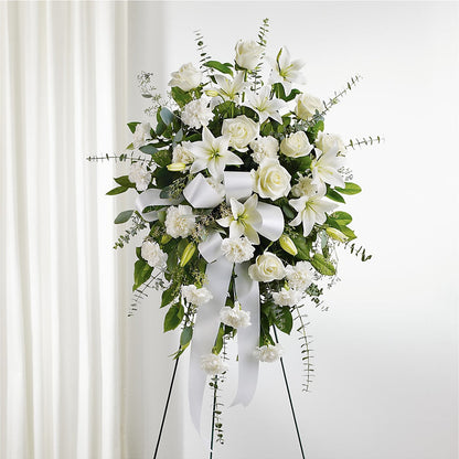 With Care Standing Spray – BLOOM FLOWERS & EVENT RENTALS, Corona CA