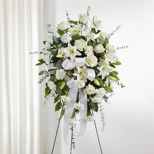 With Care Standing Spray – BLOOM FLOWERS & EVENT RENTALS, Corona CA