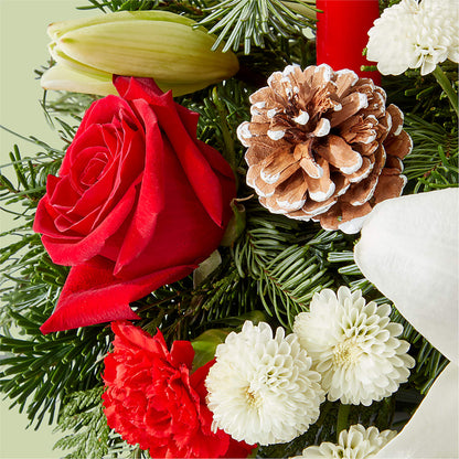Seasonal Festivities Centerpiece – BLOOM FLOWERS & EVENT RENTALS, Corona CA