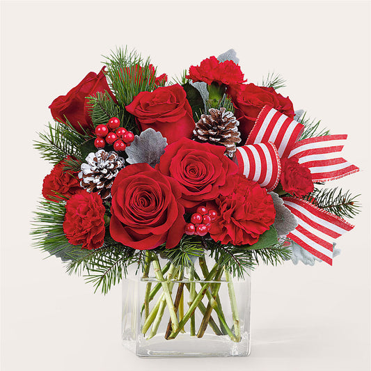 Baking Spirits Bright Bouquet – BLOOM FLOWERS & EVENT RENTALS, Corona CA