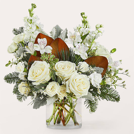Fresh Snowfall Bouquet – BLOOM FLOWERS & EVENT RENTALS, Corona CA
