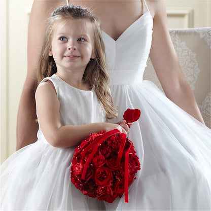 Pure at Heart Flower Girl Arrangement – BLOOM FLOWERS & EVENT RENTALS, Corona CA